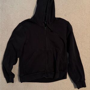 Black Adidas Zip-Up Hoodie